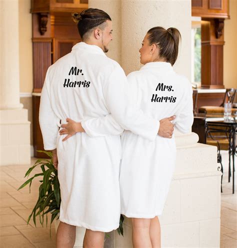 his and hers robes monogrammed.